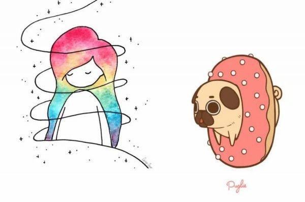Рисунки для срисовки няшные
