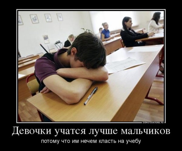 Демотиваторы про учебу