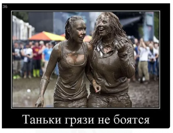 Таньки грязи не боятся демотиватор