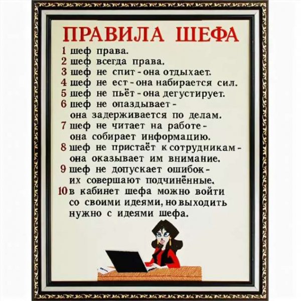 Начальник карикатура