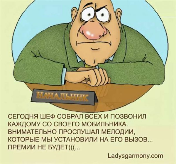 Начальник карикатура