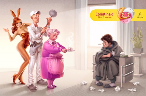 Реклама 3d иллюстрации