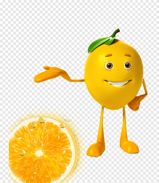 Лимон с рожицей