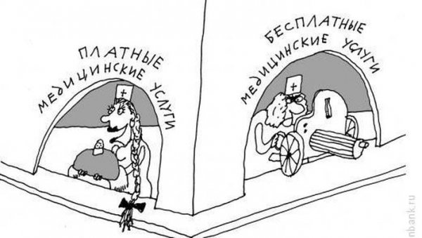 Поликлиника карикатура