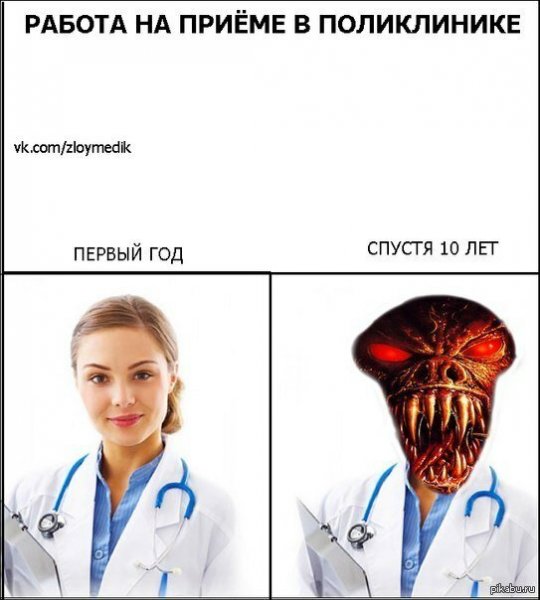 Мемы про поликлинику
