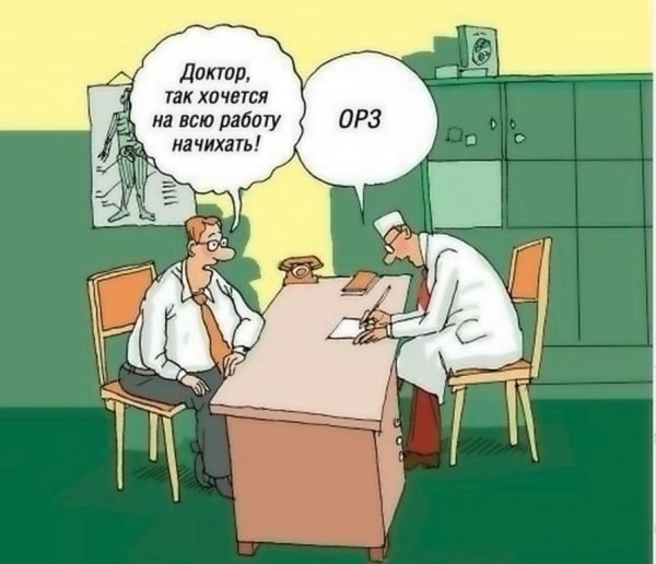 Шутки про больничный лист
