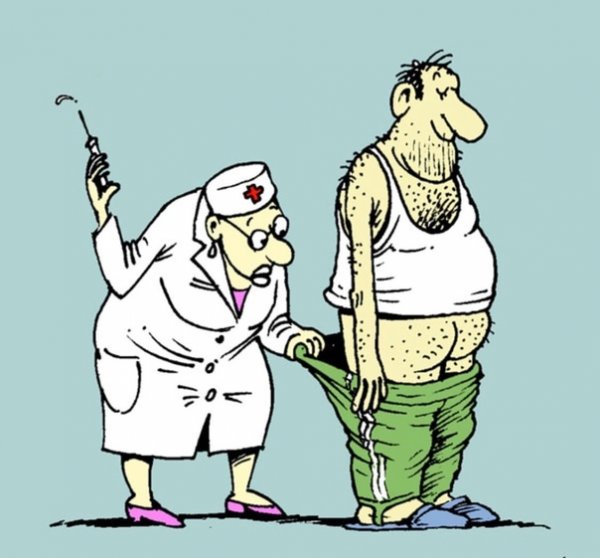 Вакцинация карикатура
