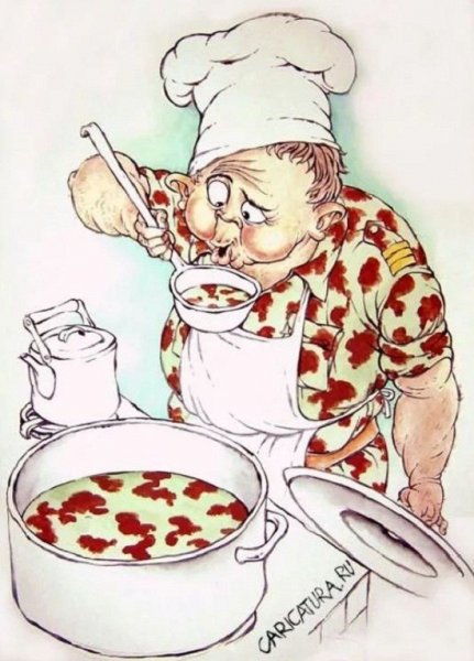 Карикатуры на поваров