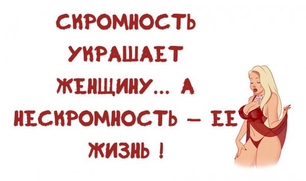 Смешные фразы о скромности