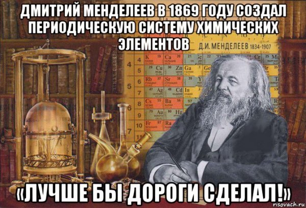 Менделеев мемы