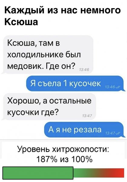 Шутки про Ксюшу
