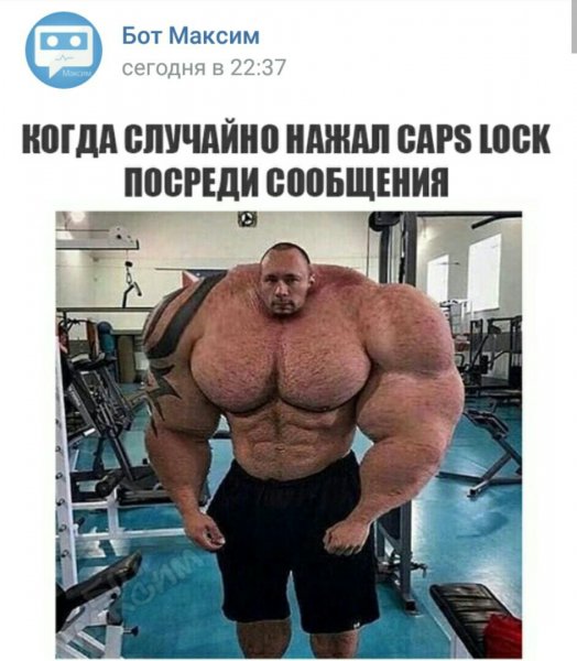 Смешной бодибилдер