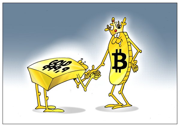 Карикатуры на криптовалюту