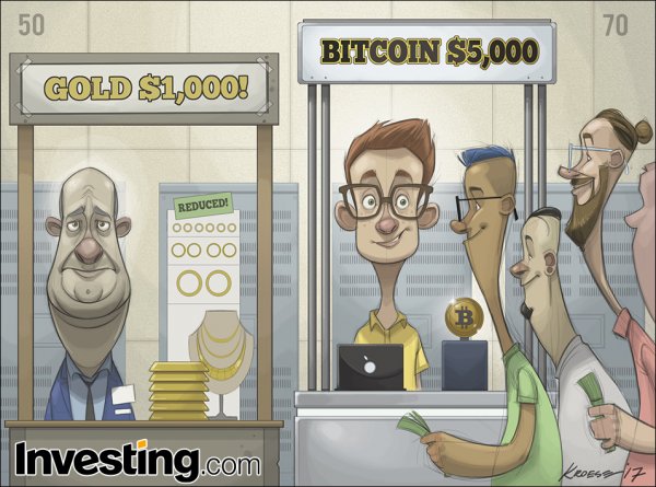 Биткоины карикатура