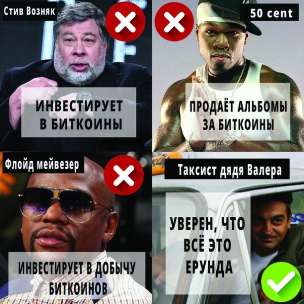 Юмор про криптовалюту