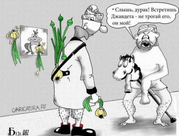 Дурачок карикатура