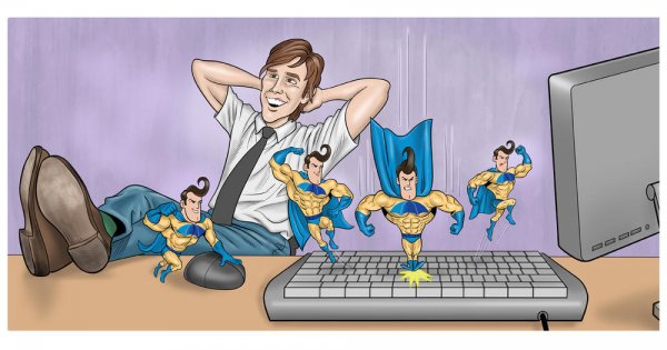Шарж системный администратор