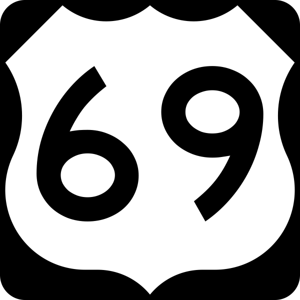 Красивая цифра 69
