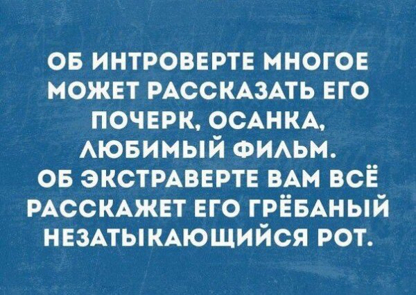 Интроверт и экстраверт