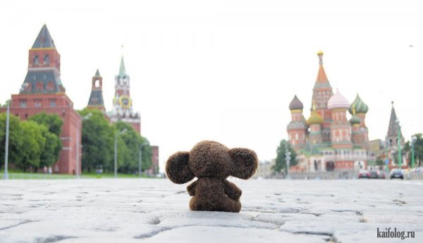 Чебурашка на красной площади