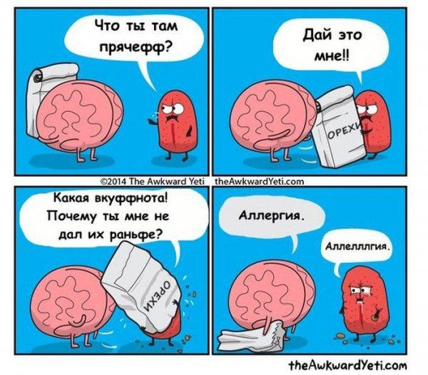 Шутки про аллергию