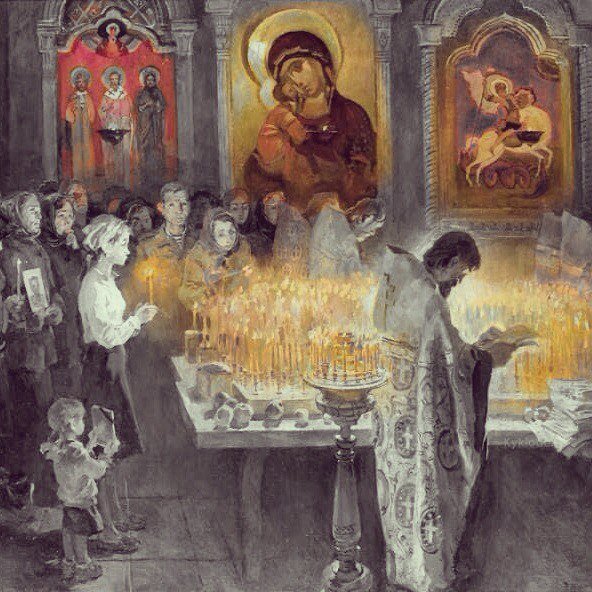 Картина Дмитриевская родительская