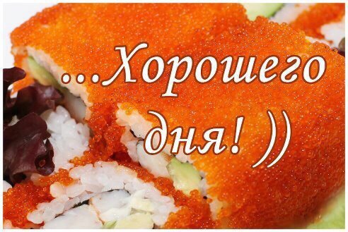 Отличного дня роллы