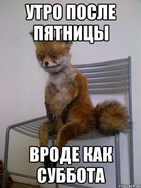 Суббота после пятницы