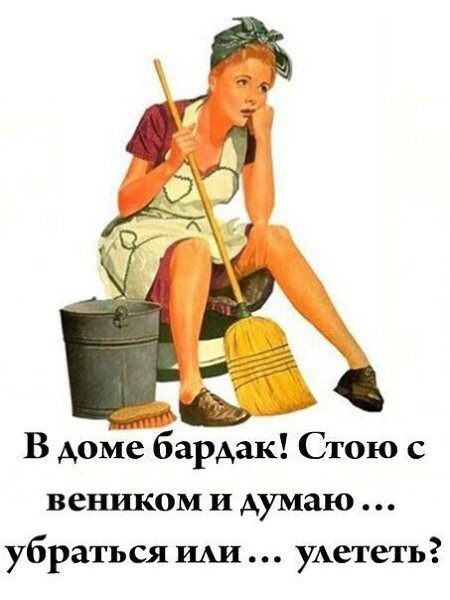 Приколы про уборку в доме