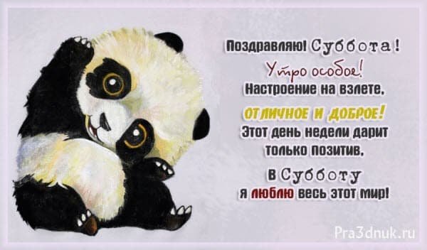 Утро субботы