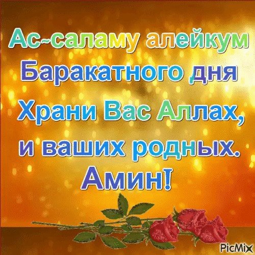 Мусульманские пожелания хорошего дня