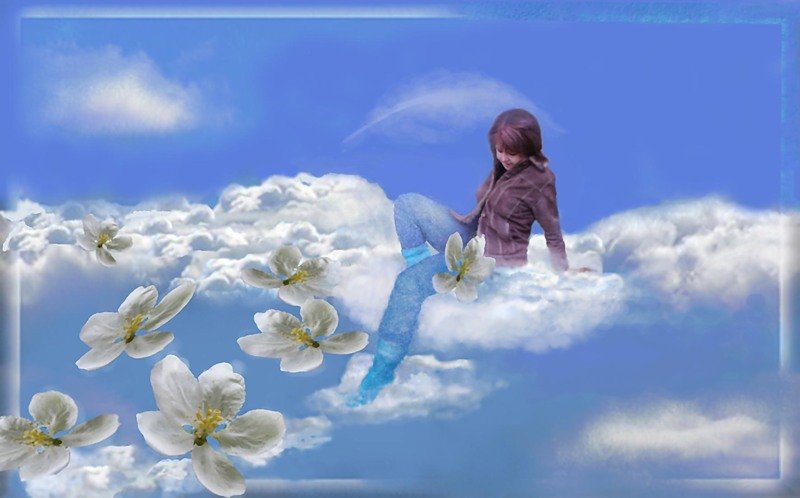 Облака словно жизни страницы. Облако счастья. Девочка на облаке. Летать в облаках. Картинки на облаке счастья и любви.