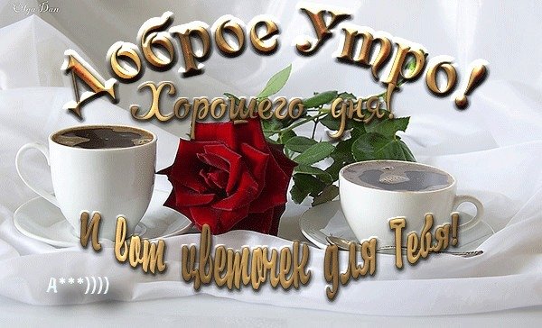 Роскошные букеты с добрым утром