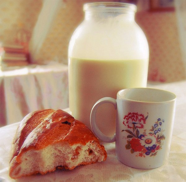 Чай с клубникой