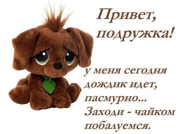 Привет подружка