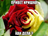 Открытки привет Иришка