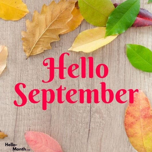 Открытка hello September