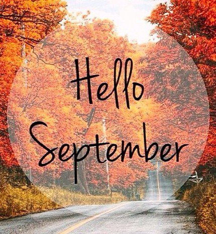 Надпись hello September