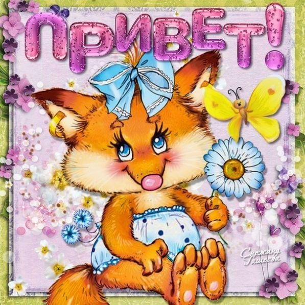 Приветик картинки прикольные