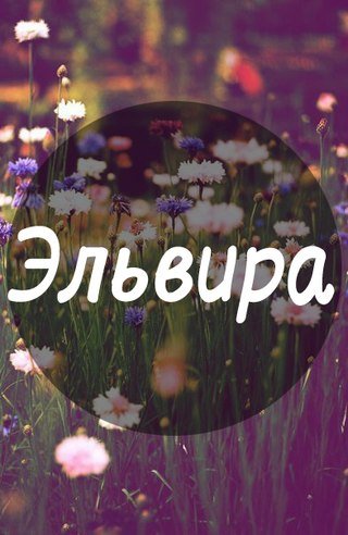 Эльвира имя