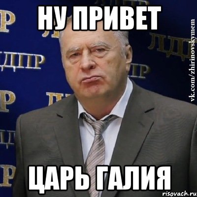 Жириновский привет