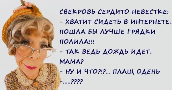 Анекдот про сноху и свекровь