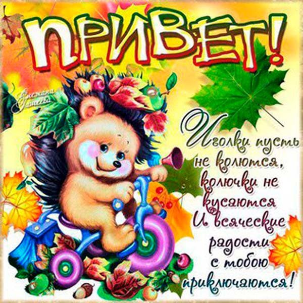 Открытка привет мужчине