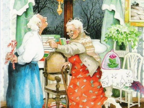 Веселые старушки финской художницы Инге Лоок