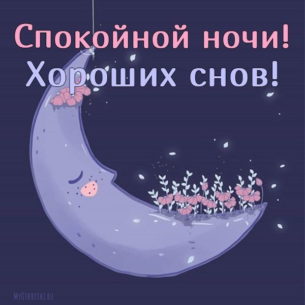 Доброй ночи хороших снов