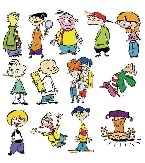 Герои веселых человечков