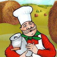Веселый молочник рисунок