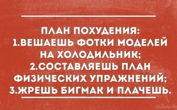 Смешные цитаты про похудение