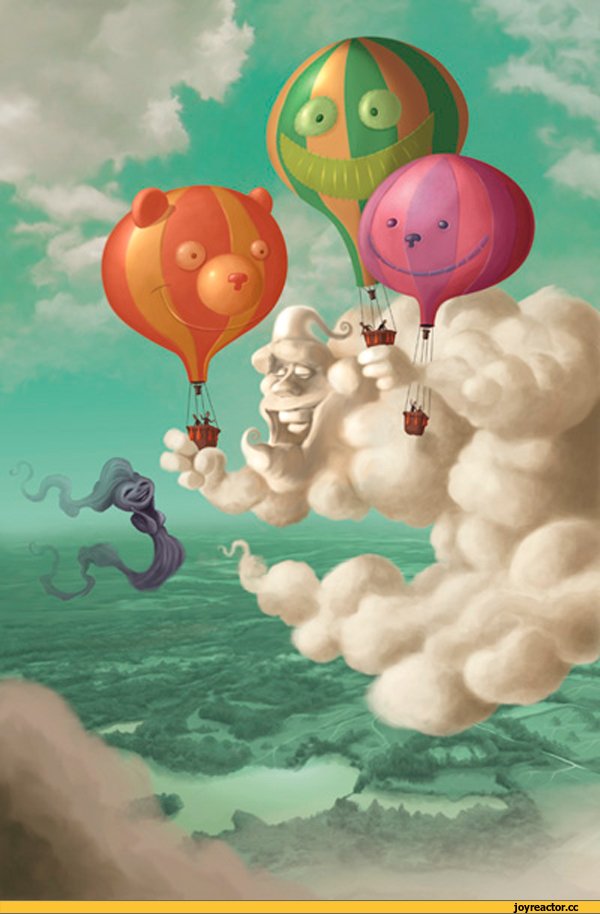 Веселые воздушные шары. Воздушный шар фэнтези. Воздушный шар иллюстрация. Картины с воздушными шарами в небе. Воздушные шары арт.
