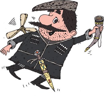 Грузин карикатура